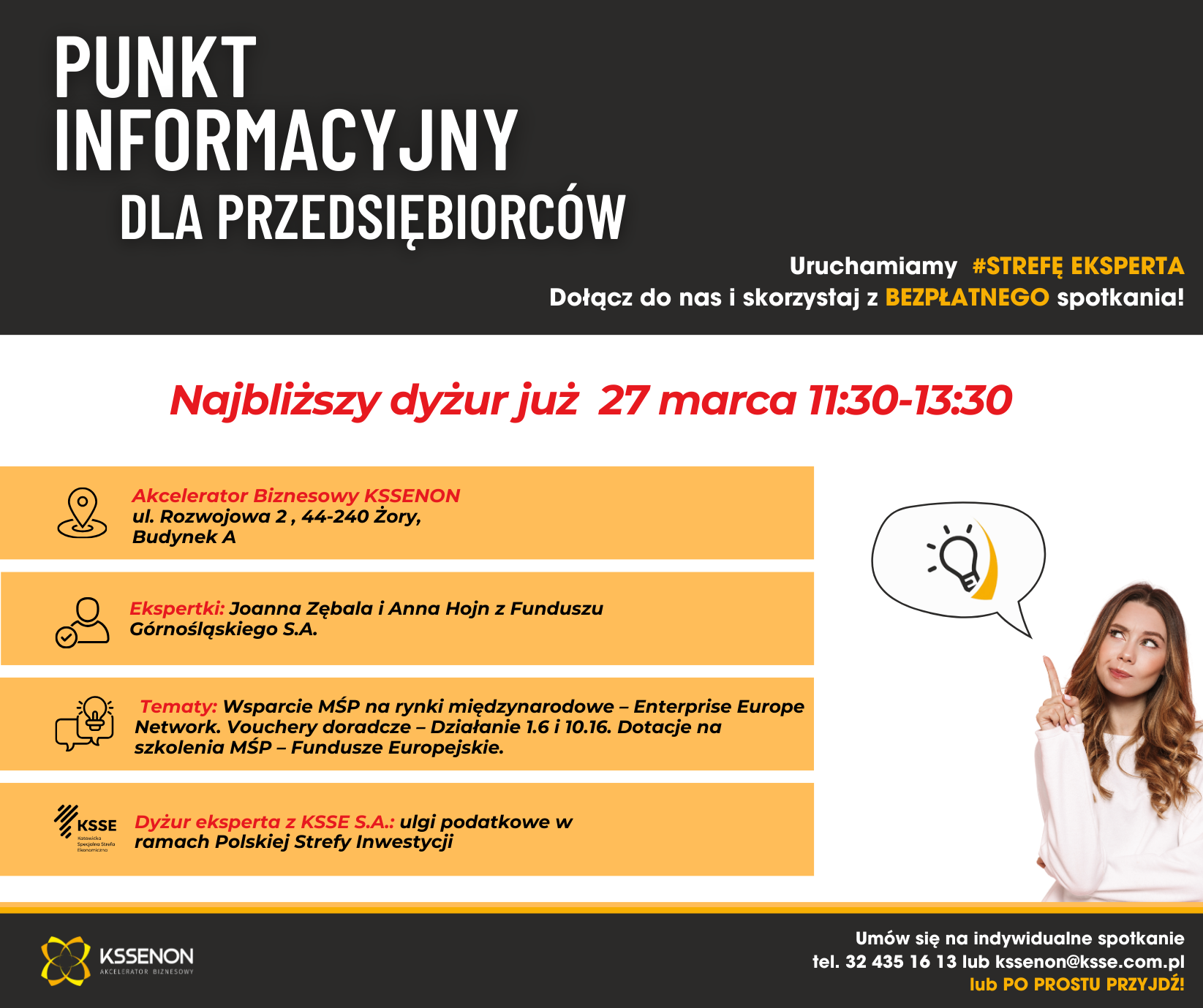 27 marca punkt informacyjny dla przedsiębiorców