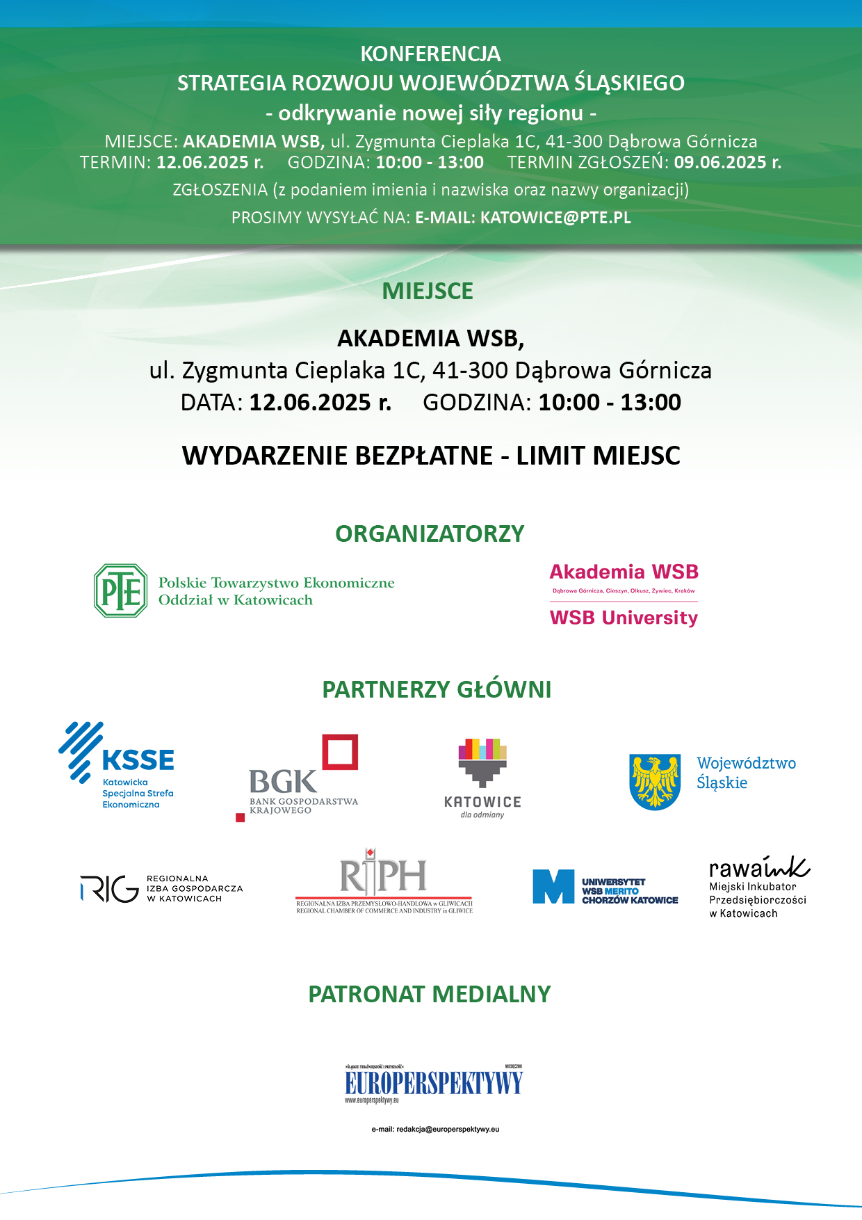 12.06 Strategia Rozwoju woj Śląskiego zaproszenie
