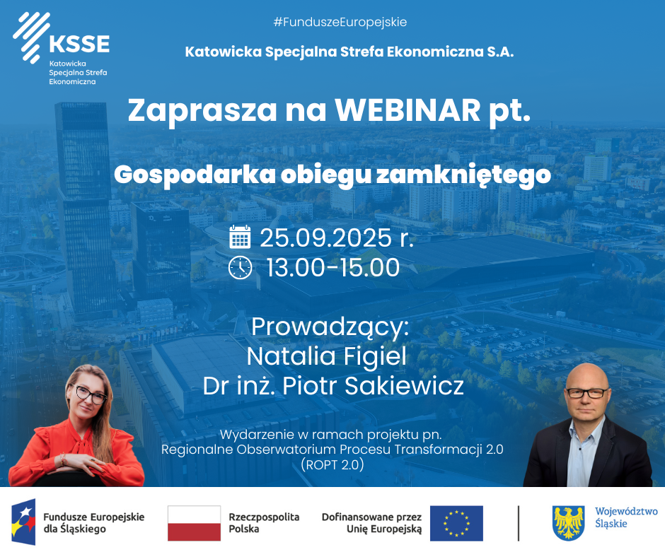 WEBINAR 25.09.2025 ROPT 2.0 -  “ Gospodarka obiegu zamkniętego”