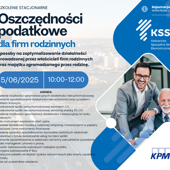 Oszczędności podatkowe dla firm rodzinnych