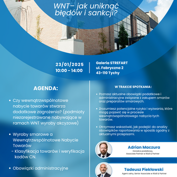 Akcyza pod lupą. WNT– jak uniknąć błędów i sankcji? 